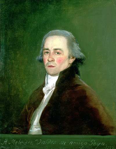 Juan Antonio Melendez Valdes, 1797 door Francisco de Goya